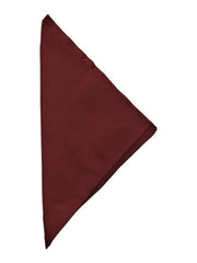 Maroon Plain Cotton Napkin front view