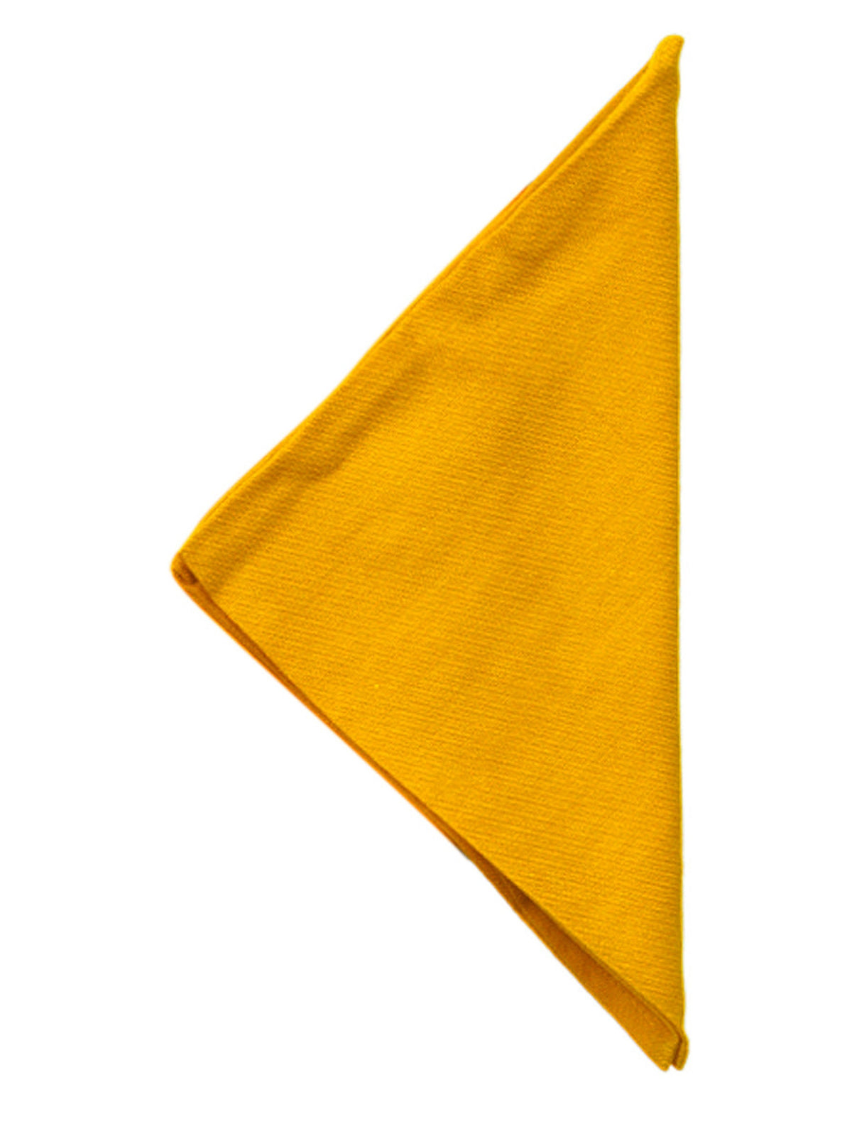 Yellow Plain Cotton Napkin front view