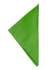 Green Plain Cotton Napkin front view