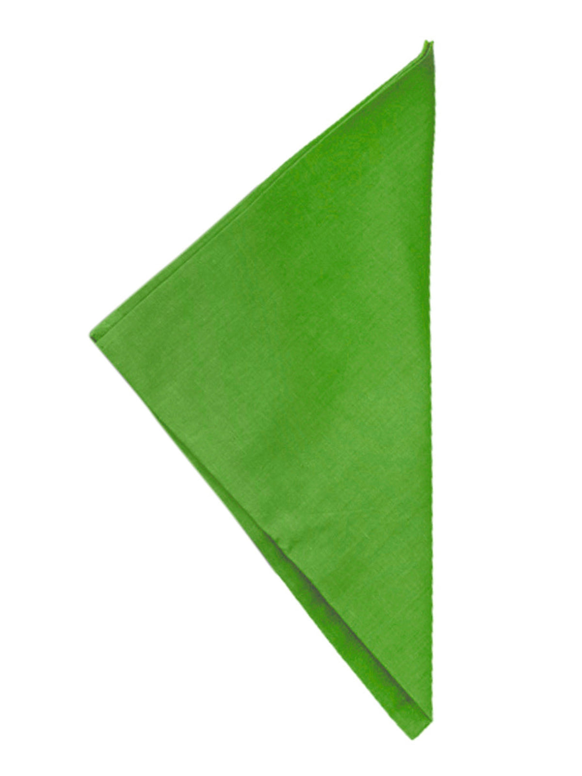 Green Plain Cotton Napkin front view