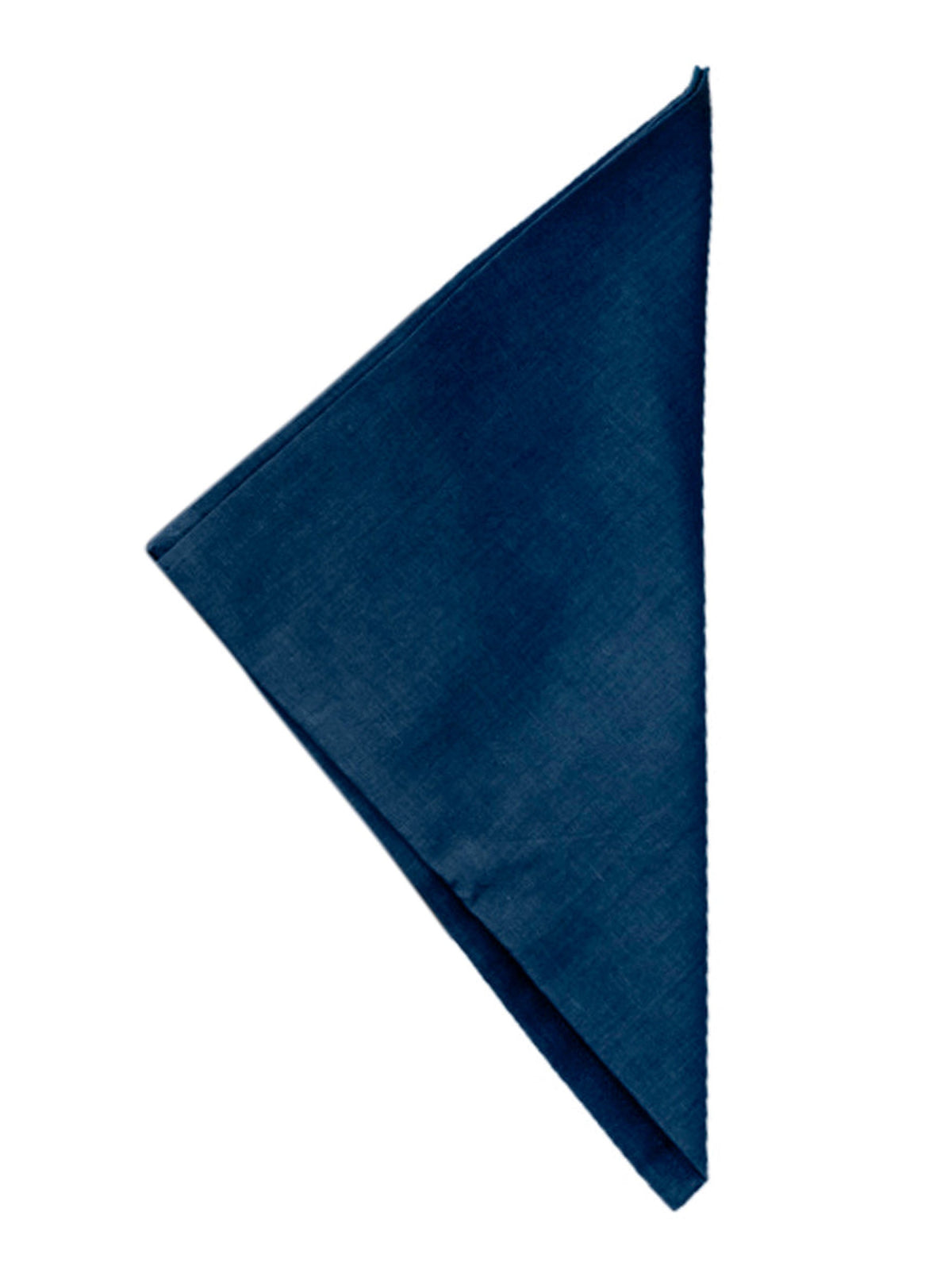 Blue Plain Cotton Napkin front view