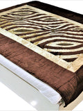Beige Chenille Quilt front view