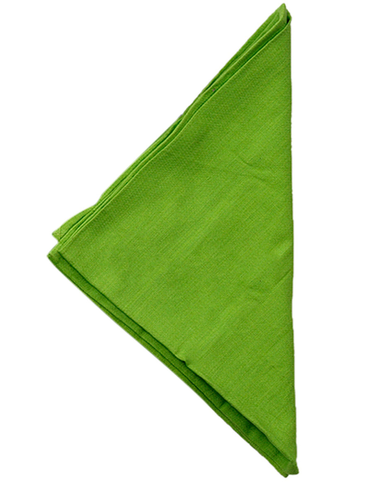 Green Plain Cotton Napkin front view