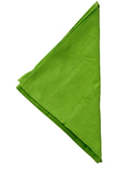 Green Plain Cotton Napkin front view