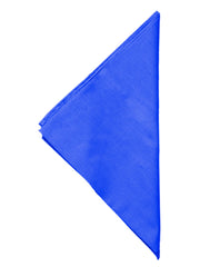 Blue Plain Cotton Napkin front view