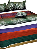 Printed Cotton Quilted BedCover Set-(1 bedcover+ 2 Pillow Covers + 2 Cushion Covers) - Jagdish Store Karol Bagh Online Since 1965