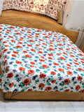 Reversible Printed AC Double Bed Quilt 200 GSM