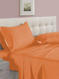 Solid Mustard Double Bedsheet with 2 Pillow Covers