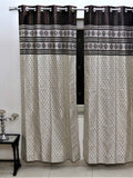 Polyester Ready-made Curtain 7x4 feet front view