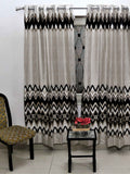Polyester Ready-made Curtain 9x4 feet front view