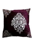 Wine Foil Printed Velvet Cushion Cover
