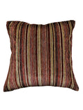 Reversible Multi Striped Chenille Cushion Cover