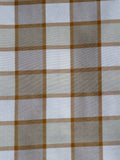 Zena Check Fabric Silk (Beige)