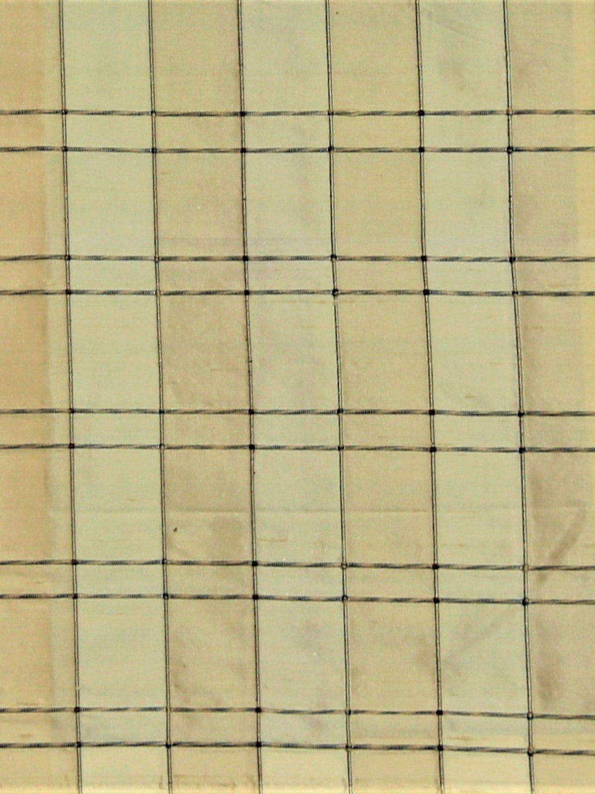 Elegant silk upholstery fabric in fawn with a fine dark windowpane check
