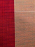 Orange Silk Upholstery Fabric front view