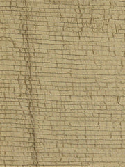 Tan-gold silk upholstery fabric with a subtle self-striped ribbed texture