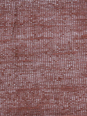 Dusty rose silk upholstery fabric in an open sheer weave
