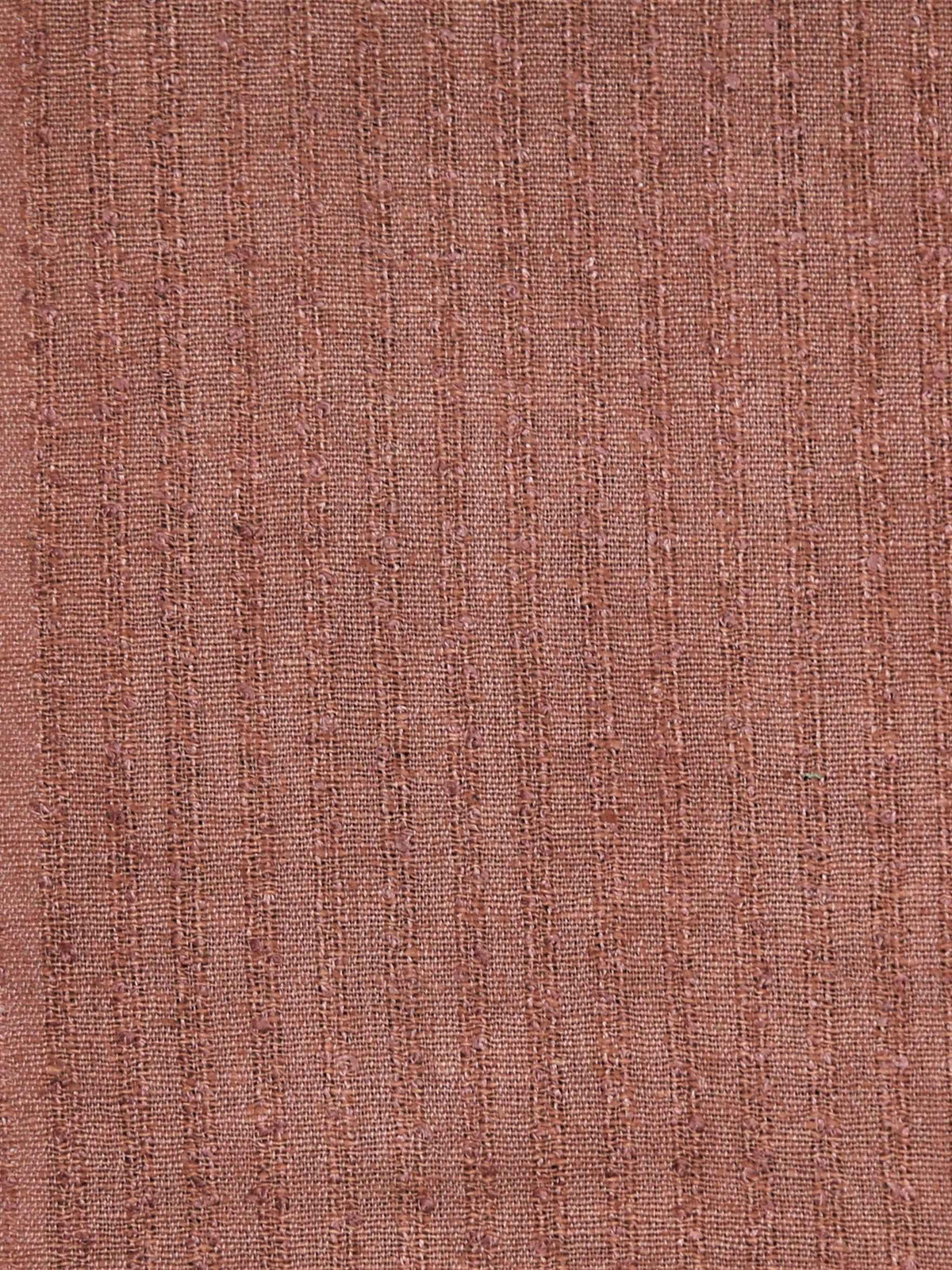 Dusty rose silk upholstery fabric with a fine self-striped ribbed texture