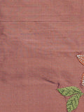 Pink Silk Upholstery Fabric front view