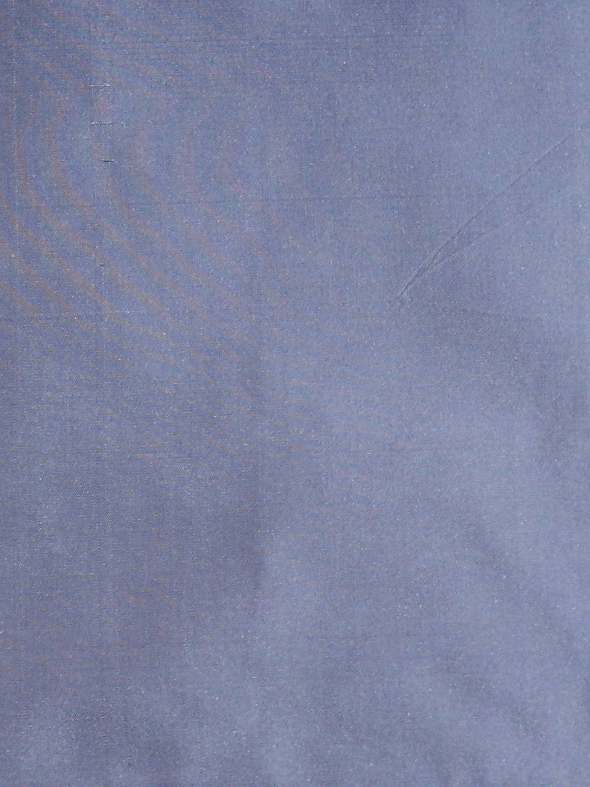 Dusty blue-lavender silk upholstery fabric in a plain, even colour