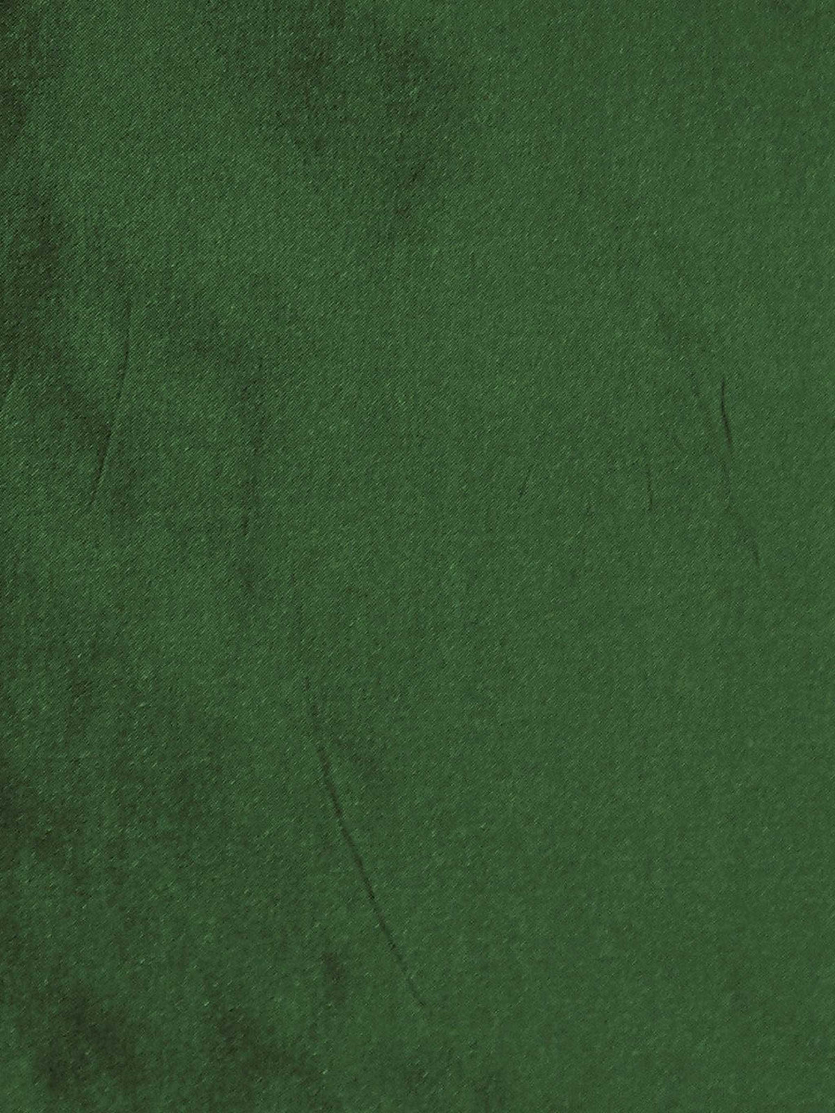 Forest green silk upholstery fabric in a plain, even colour