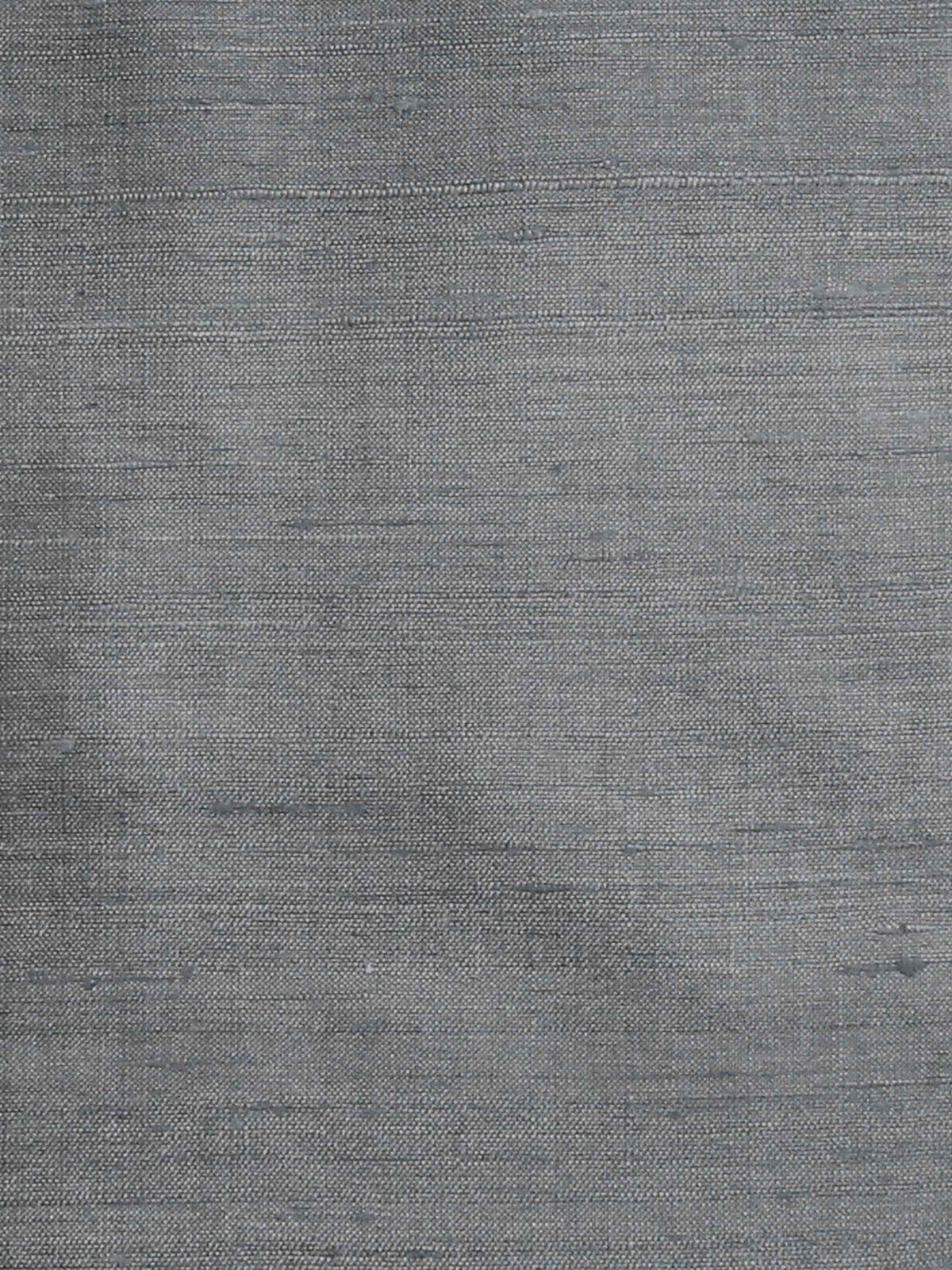 Grey silk upholstery fabric in a plain, even colour