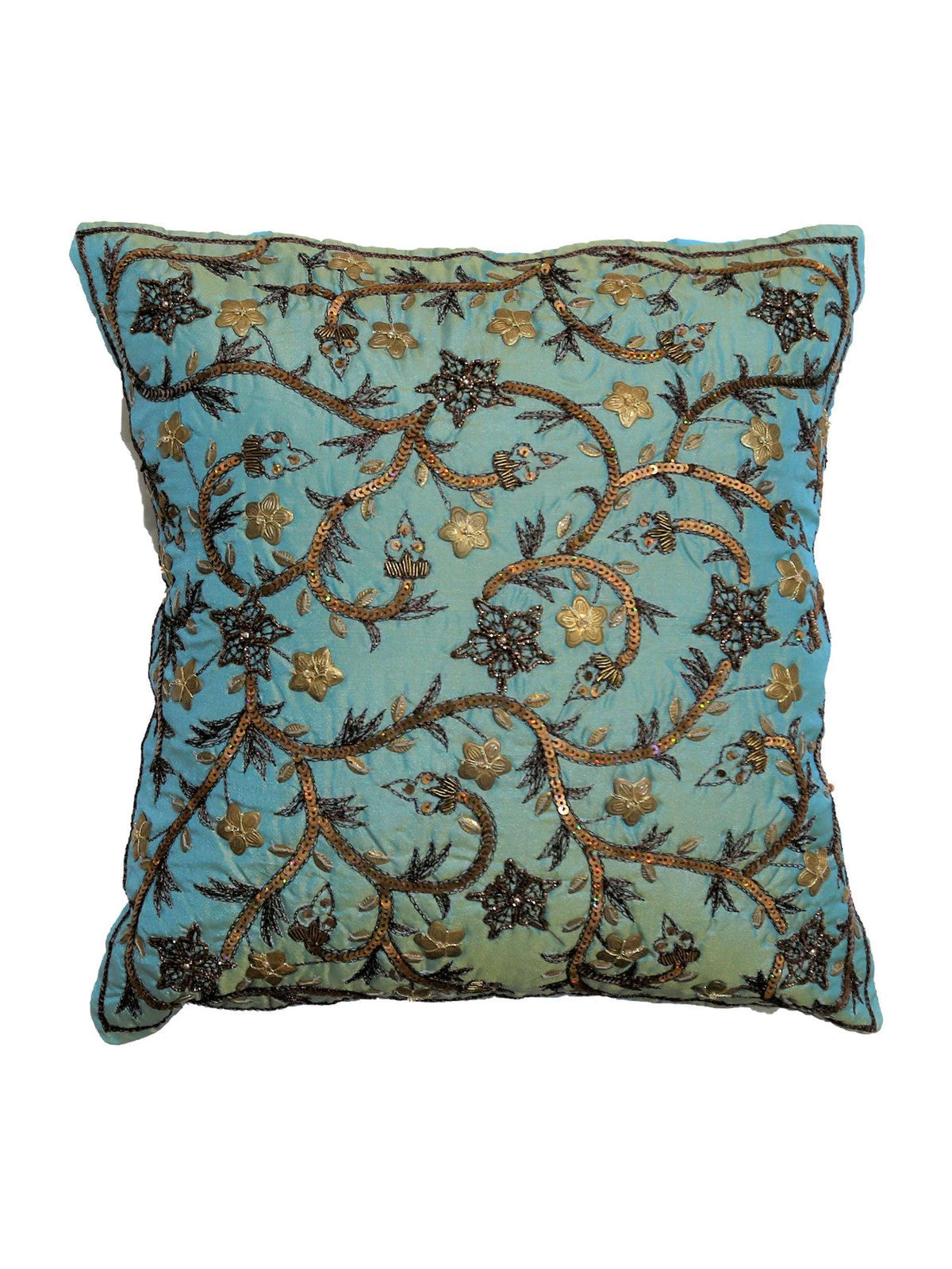 Green Cushion Covers 12x12 inch front view