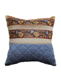 (Grey)Patch Work- Polyester Cushion Cover - Jagdish Store Online Since 1965