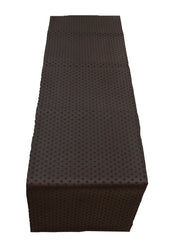 Brown Table Runner 13 X 90 inch front view