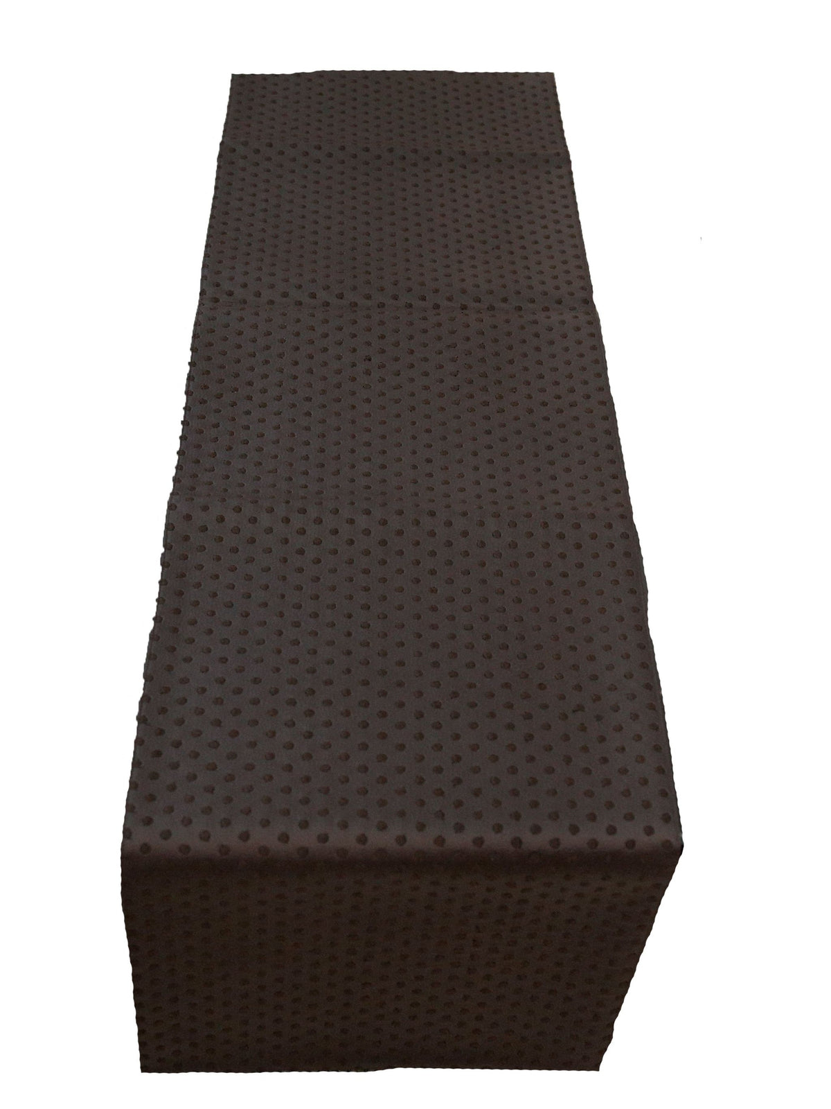 Brown Table Runner 13 X 90 inch front view