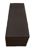 Brown Table Runner 13 X 90 inch front view
