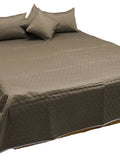 Plain Quilted Cotton BedCover Set-(1 bedcover+ 2 Pillow Covers + 2 Cushion Covers) - Jagdish Store Karol Bagh Online Since 1965