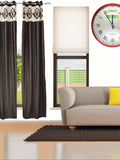 Patchwork Polyester Ready-made Curtain 7x4 feet front view