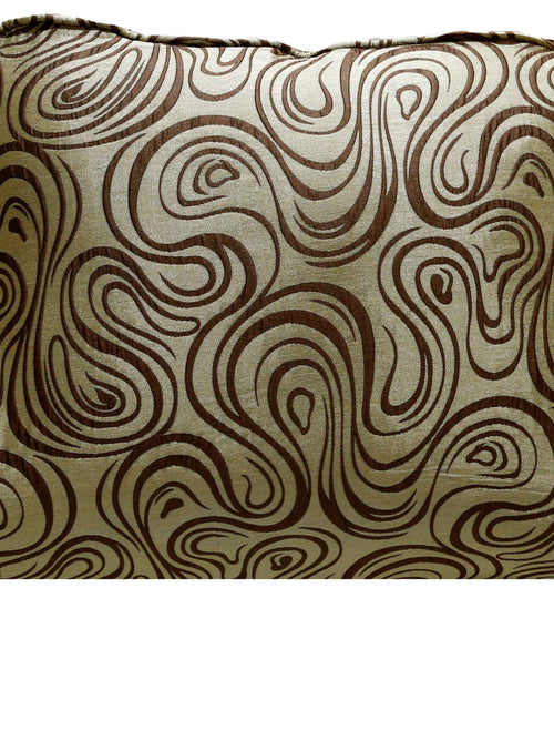 (Gold/Brown)Back Cushion with Cover