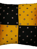 Yellow Polyester Cushion Covers 24 x 24 " front view