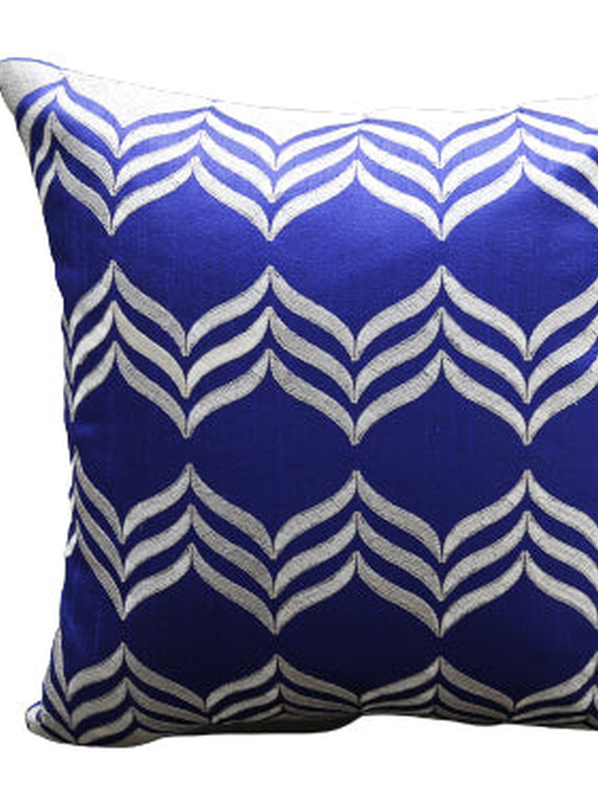 Resham Emb Waves Cushion Cover - Jagdish Store Online 