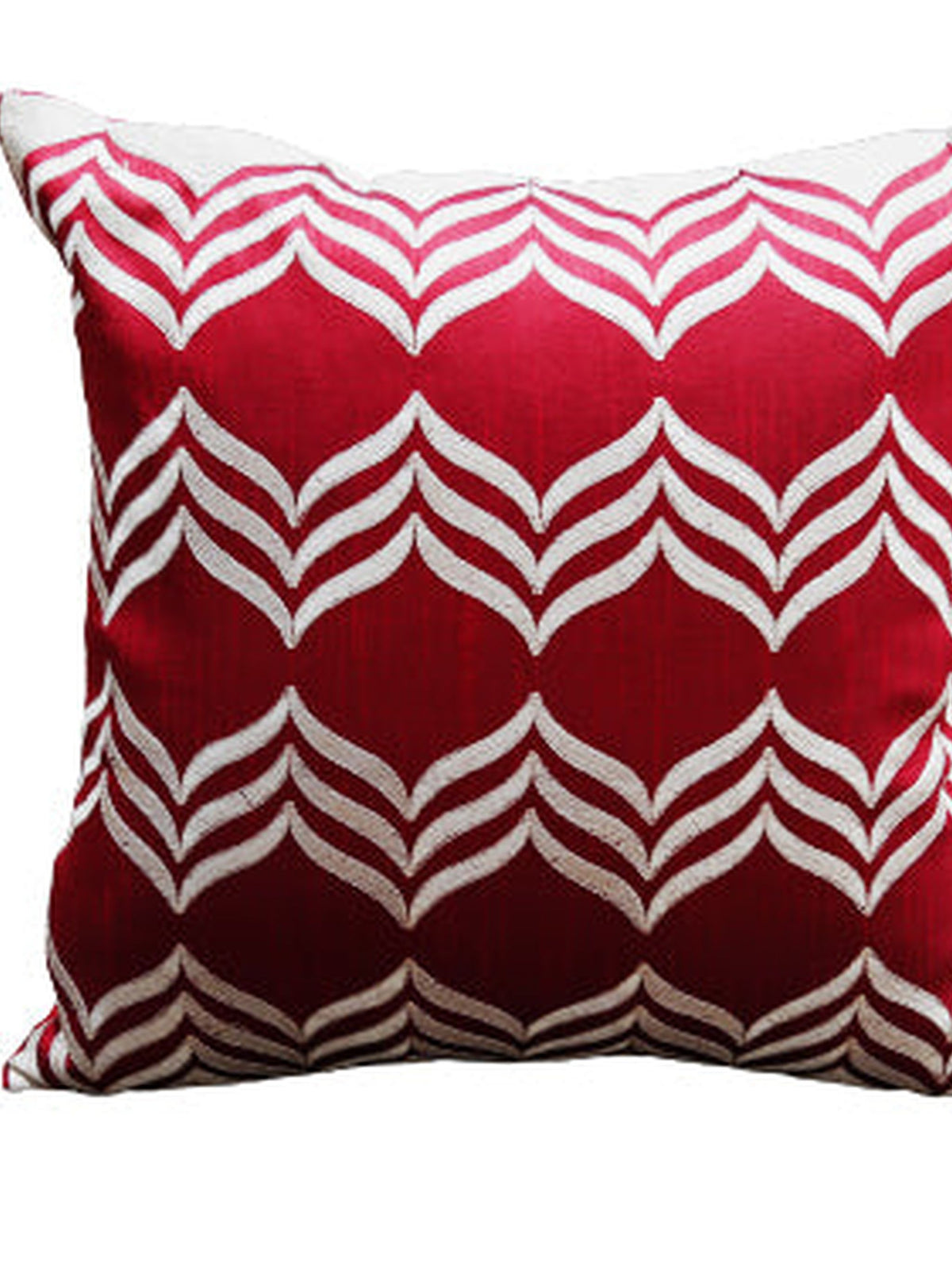 Resham Emb Waves Cushion Cover - Jagdish Store Online 