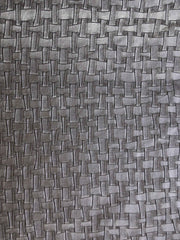 Silver grey basketweave textured upholstery fabric, Sarmasik Shade
