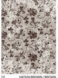 Yellow Printed Carpet front view