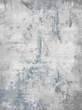 White Printed Carpet front view