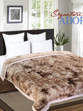 Signature ABOR Double Bed Fur Blanket – Club Collection