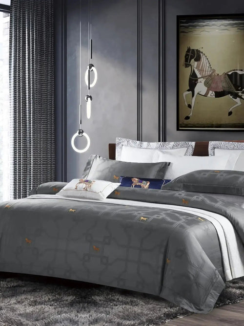 Italian Opulence 800TC Jacquard Egyptian Cotton King Size Bedsheet