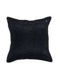 Multicolor embroidered cushion cover zipper back view