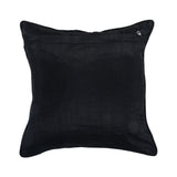 Multicolor embroidered cushion cover zipper back view