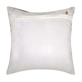 Beige Printed Satin Cushion Cover front view