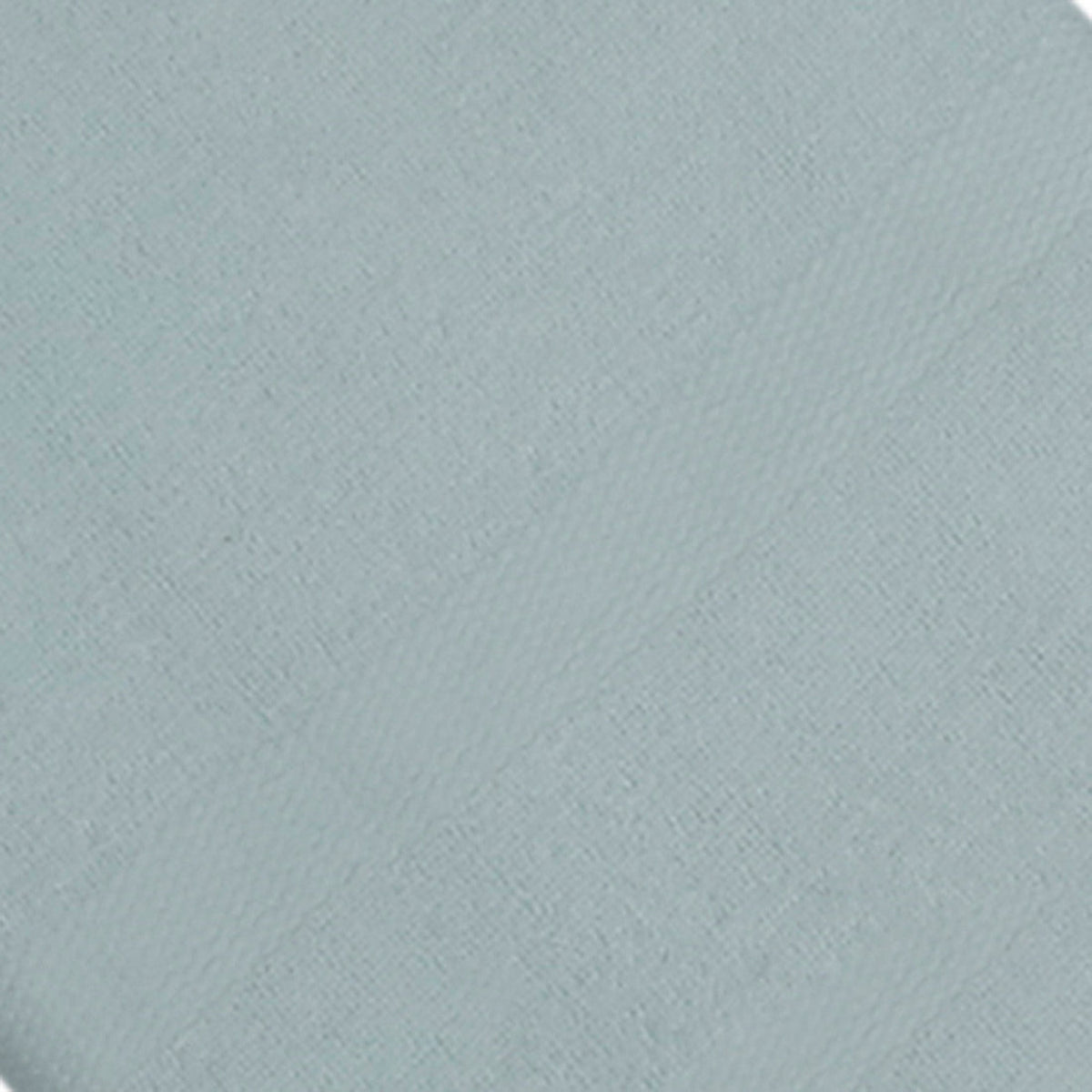 Close-up of mint-blue bamboo bath towel fabric texture
