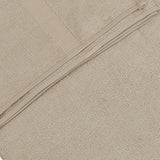 Fawn bamboo bath towel texture close-up