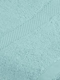 Blue Plain Cotton Bath Towel 30x60 inch front view
