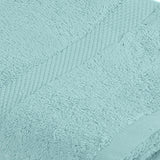 Blue Plain Cotton Bath Towel 30x60 inch front view