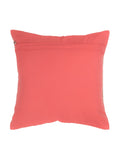 Pink Patchwork Silk Cushion Cover 16x16 inch front view